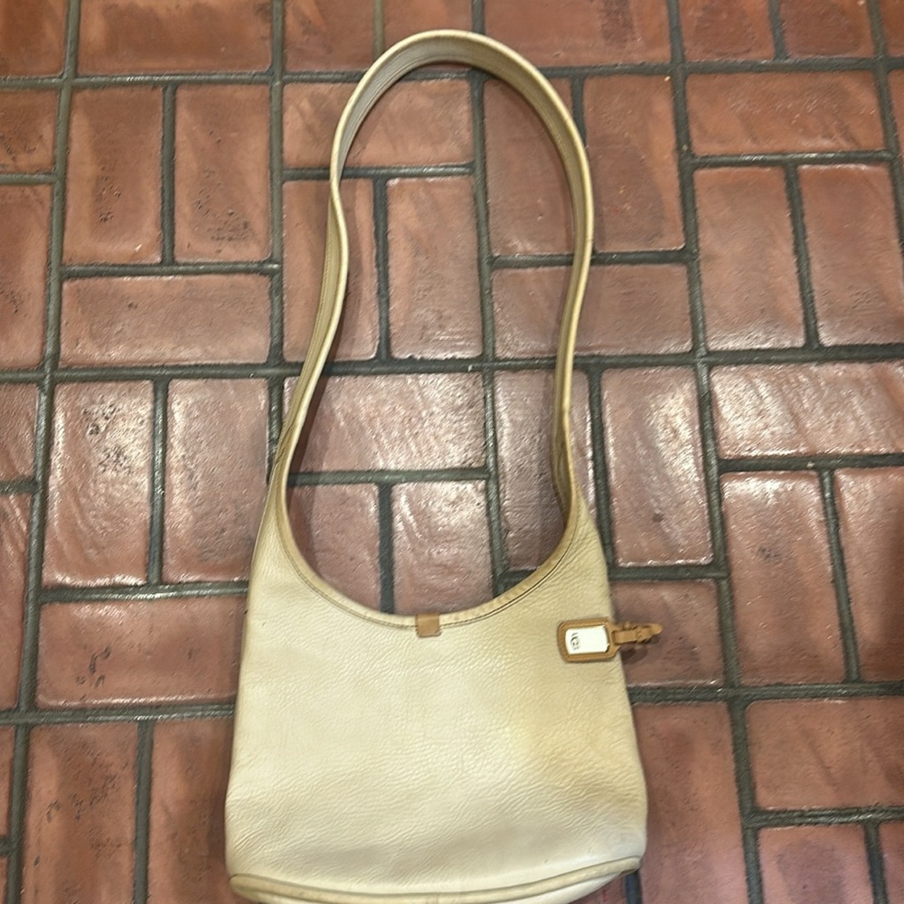 UGG Australia Genuine Calf Leather Hobo Shoulder Handbag Purse Camel Rare - Picture 2 of 6